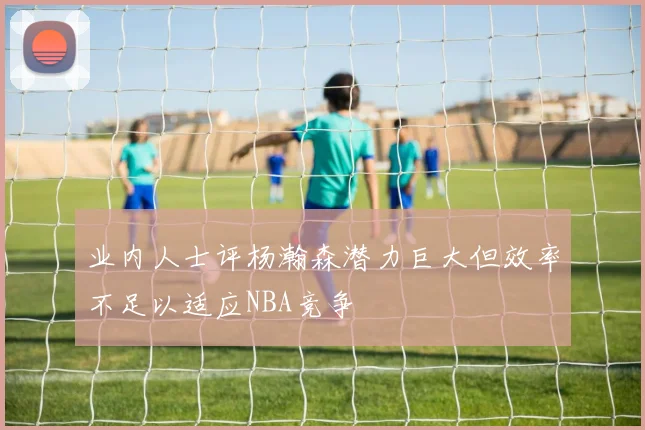业内人士评杨瀚森潜力巨大但效率不足以适应NBA竞争