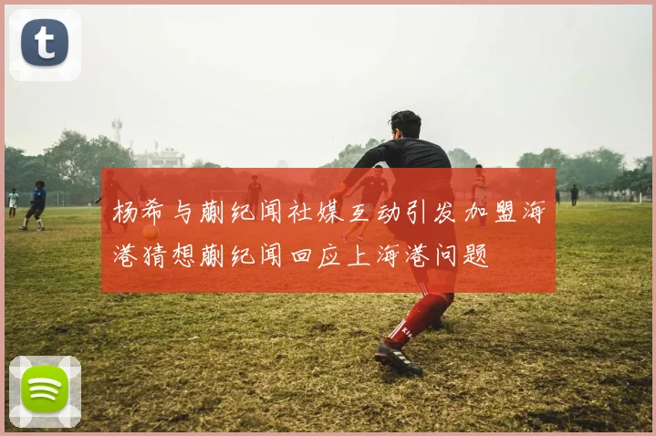 杨希与蒯纪闻社媒互动引发加盟海港猜想蒯纪闻回应上海港问题